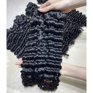 La plus haute qualité vietnamien vague naturelle Remy donneur faisceaux de cheveux humains brut vietnamien cheveux en gros perruques disponibles pour l'expédition - Product Image 2