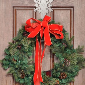 Soporte de media de Metal plateado de lujo para chimenea de Navidad, organizador decorativo de árbol de exhibición de vacaciones - Product Image 3