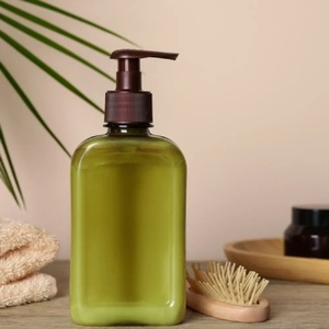 Bouteille en plastique PET carrée personnalisée 200ml 300ml emballage écologique désinfectant pour les mains gel douche shampooing lotion bouteilles vides - Product Image 6