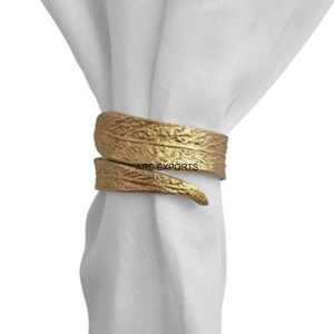 Servilletero hecho de cobre para decoración de mesa, anillo de tejido para restaurante y Hotel, productos hechos a mano personalizados a granel de la India - Product Image 3