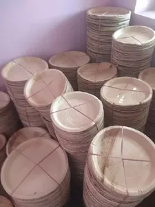 Assiettes en feuille de palmier Areca durables et écologiques de haute qualité, plats en plastique alternatifs compostables, écologiques et personnalisables - Product Image 2