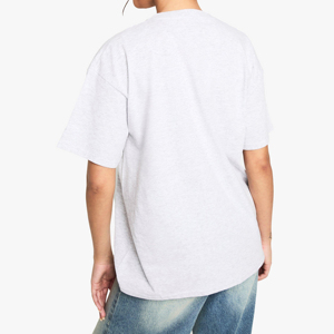 T-shirts à manches courtes pour femmes et hommes grande taille en coton, jogging, gym, coupe ample, 100% coton, surdimensionné - Product Image 2