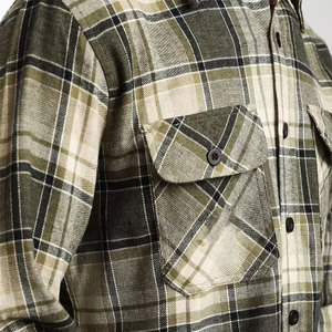 Sweats à capuche en flanelle pour hommes Design classique à carreaux Tissu confortable Streetwear décontracté pour un usage quotidien Sweats à capuche en flanelle pour hommes de qualité supérieure - Product Image 6