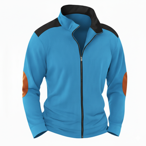 Veste universitaire unisexe |   Veste universitaire vintage |   Poignets côtelés |   Logo personnalisé Usine OEM - Product Image 4