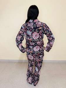 ชุดนอนผ้าฝ้ายสองชิ้นสำหรับผู้หญิงชุดนอนแขนยาวแบบระบายอากาศได้ดีสำหรับฤดูใบไม้ร่วง/ฤดูหนาวฤดูใบไม้ผลิใหม่ - Product Image 4