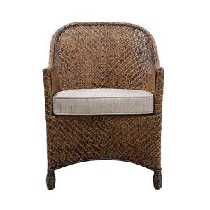 Chaise longue en rotin de haute qualité et noyau de rotin tissé chaise d'hôtel de jardin en bois pour mobilier d'extérieur - Product Image 2