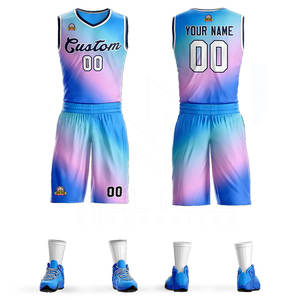 Uniforme de baloncesto personalizado más vendido Ropa deportiva de poliéster BSCI en precio de talla grande para equipos deportivos - Product Image 3