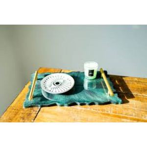 Edible Luxury Style Resin Serving <b>Tray</b> Single Piece for Flat Homeware & Restaurants <b>Dinner</b> Servings - Product Image 1