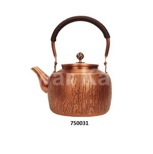 Bouilloire en aluminium martelé 99,9 % pur, luxueuse, durable et écologique pour usage en café - Product Image 6