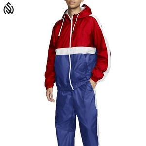 Survêtement personnalisé pour hommes, tenues coupe-vent en nylon, veste de sport, jogging, survêtement coupe-vent zippé - Product Image 4