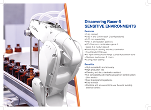 COMAU Racer-5 SE ONLY ARM - Capacité de 5 kg, protection IP67, garantie 1 an pour l'automatisation industrielle, améliore la productivité et la qualité - Product Image 4