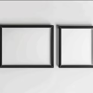 Élégance rustique de cadre de mosaïque d'os et d'acier inoxydable de ferme moderne avec l'impression UV - Product Image 1