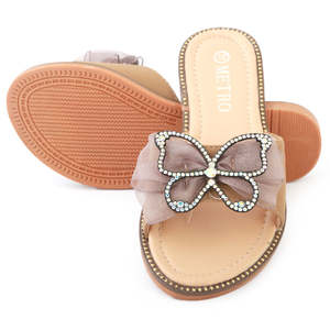 Pantuflas Elegantes para Niñas 005 - Caqui - Product Image 6