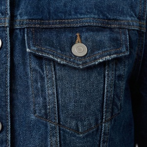 Ventes en gros de vestes en jean pour femmes confortables et respirantes, conception personnalisée OEM avec logo, toile de coton, tendance de la mode, couleur personnalisée - Product Image 5