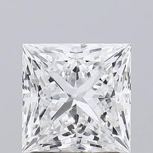 Bijoux en diamant de laboratoire cultivé CVD, princesse, 2,09 carats, E VVS2 - Product Image 1