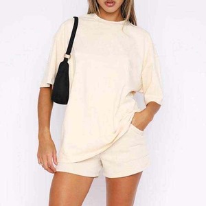 Women's Casual Loose Tie Dye Short Sets Streetwear Homewear with Ankle-Length Shorts <b>Top</b> Short Tie Dye <b>One</b> Set 2 piece set women - Product Image 2