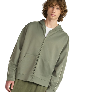 <b>Plain</b> Zip <b>Hoodie</b> And Cargo Jogger Tracksuit Men Casual Two Piece Set Soft Fleece Oem Custom Logo Streetwear Wholesale Fashion - Product Image 6