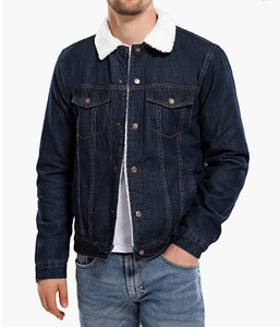 Veste en jean de haute qualité avec design personnalisé pour hommes Veste streetwear OEM pour l'hiver Design personnalisé à la mode - Product Image 3