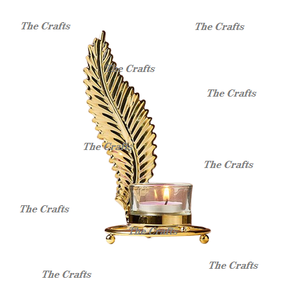 Bestest Design Candle <b>Holder</b> Handmade Metal Gold Color <b>Tealight</b> Candle <b>Holder</b> For Table Top Decoration Use - Product Image 3