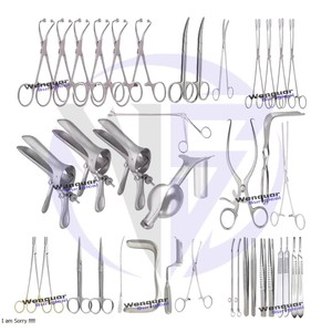 Juego de Instrumentos Quirúrgicos DNC Asequible, Incluye Espéculos Dilatadores y Herramientas Ginecológicas Esenciales, Proveedor Mayorista Wenquar - Product Image 1