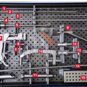Clavo Intramedular Femoral de Aleación de Titanio de Alta Calidad, Instrumentos Especiales Manuales, Jaula de Fusión, Cirugía, Empaque Surgiright, CE - Product Image 3