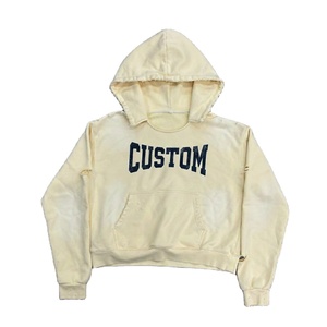 Sudaderas con capucha abiertas y extragrandes con estampado personalizado Glory para ropa urbana unisex, venta al por mayor OEM - Product Image 1