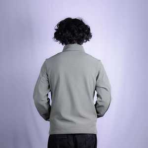 Chaqueta Softshell informal Navigate Ligera a prueba de viento y resistente al agua con patrón de estampado de cuello alto de relleno de poliéster - Product Image 4