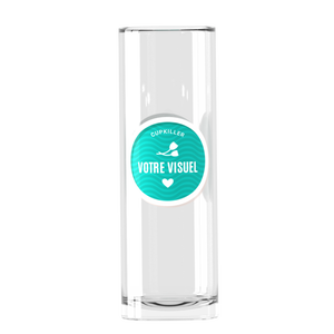 Tubo Long Drink Personalizzato con Stampa Digitale 7cm Design Europeo Stampa Digitale Personalizzata Trasparente Nessun Ordine Minimo Prodotto in Francia - Product Image 1