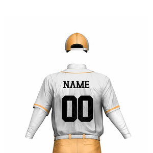 Uniforme de béisbol de equipo hecho profesional, ropa deportiva cómoda, uniformes de béisbol de secado rápido - Product Image 5