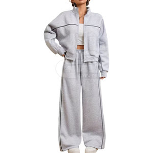 Ensemble deux pièces surdimensionné pour femmes, tenue tendance de la rue, avec un ajustement confortable, ensemble deux pièces surdimensionné tendance - Product Image 6