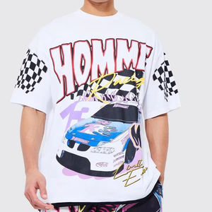 DTG เสื้อยืดโอเวอร์ไซส์ผ้าฝ้าย100% ระบายอากาศได้สำหรับทุกเพศเสื้อผ้าลายกราฟิกเปล่าขนาดใหญ่พิเศษ - Product Image 1