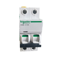 Disjoncteur miniature Schneider Acti 9 10KA 2 pôles 10A courbe D MCB