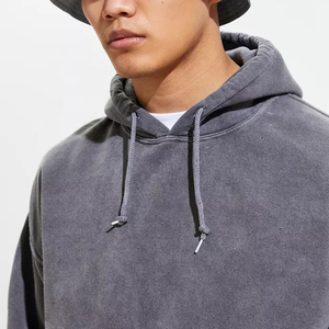 Sweat à capuche unisexe surdimensionné en coton avec Logo imprimé pour homme, haute qualité, OEM, poids lourd, personnalisé, coloré - Product Image 5