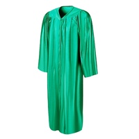 Robe de graduation universitaire Mondon grande taille pour adultes, toge de graduation mate avec toque et gland 100 % polyester