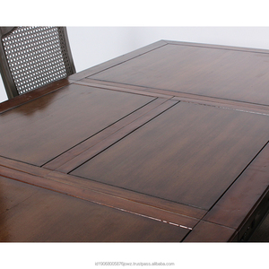 Classic Vintage No. 1365 Mahogany Wood <b>Dining</b> Table <b>Chair</b> Set Traditional Design for Hotels with Beautiful Impression in <b>Room</b> - Product Image 4