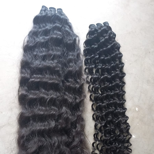 Extensiones de Cabello Humano Rizado Indio 100% Virgen, Cutícula Alineada, Cabello Remy, Trama Doble a Máquina, Permanente - Product Image 6