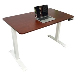 Mesa Elevadora FlexiDesk FLD020 de Diseño Contemporáneo con Motor Único y Madera de Caucho - Product Image 1