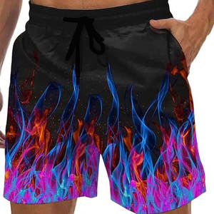 Short de plage à séchage rapide personnalisé pour hommes 100% maillot de bain en coton avec impression par sublimation vêtements de plage - Product Image 6