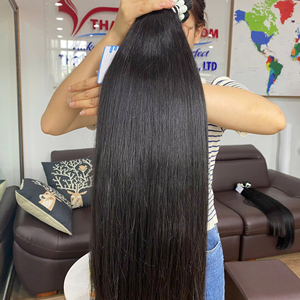 Extensions de cheveux lisses de qualité supérieure 2025, super douces, super soyeuses, cheveux humains vietnamiens, lots de cheveux en vrac - Product Image 1