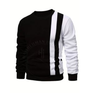 Sudadera de hombre hecha a medida de alta calidad, Polo de lana suave con bolsillo, sudaderas lisas de invierno de Color sólido - Product Image 1