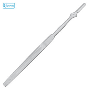 Poignée de scalpel Source d'alimentation manuelle Instrument en acier inoxydable pour usage chirurgical - Product Image 1