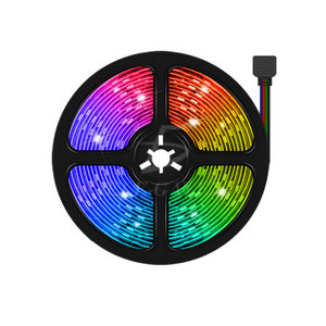 Striscia LED RGB 5050 da 7 Metri con Controllo IC WS2812B, PCB Nero, Controllo tramite App e Vocale, Lunghezza 10m, DC24V, Diodi SMD 5050 - Product Image 3