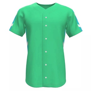 Ensemble de vêtements de sport personnalisés respirants en polyester 100% pour baseball et softball, design personnalisé, antibactérien, séchage rapide, uniforme - Product Image 2