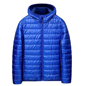 Parka d'hiver personnalisée pour homme, col montant, épaisse et chaude, style doudoune, nouveau design, devant en toile, couleur unie, à capuche, décontractée, style urbain - Product Image 5