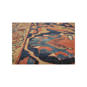 Aalam Large Area 9x12 <b>Wool</b> Rugs <b>Red</b> Orange Hand Knotted Medallion for Home-for Entryway Hallway 10mm Thickness-Model Paem-1481 - Product Image 3