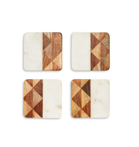 Dessous de verre gravés en bois d'acacia pour boissons Fabricants Ensemble de sous-verres de bar personnalisés Fabrication en gros Prix le plus bas - Product Image 6