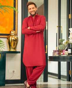 ชุดเสื้อผ้ามุสลิมแบบดั้งเดิมคุณภาพสูงสั่งทำพิเศษ ชัลวาร์ คามีซ ผ้าฝ้าย ชุดทางการแบบปากีสถาน ปาทานี 2 ชิ้น สำหรับผู้ชาย ไซส์ใหญ่พิเศษ - Product Image 2