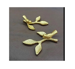 Ntique-mango de bandeja de latón dorado y pulido brillante, diseño exclusivo con forma de cisne, tamaño personalizado - Product Image 6