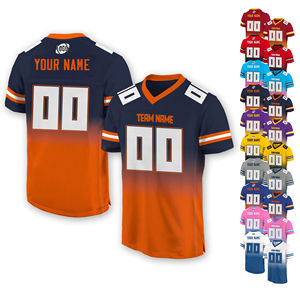 Conjunto de Jersey de práctica de uniforme de fútbol americano de equipo juvenil personalizado al por mayor sublimación aparejos en blanco sarga fútbol americano - Product Image 1