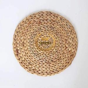 Takimex Wholesale Cheap Price Eco-friendly Handmade Natural Round <b>Placemats</b> <b>Rattan</b> Water Hyacinth <b>Placemat</b> - Product Image 3